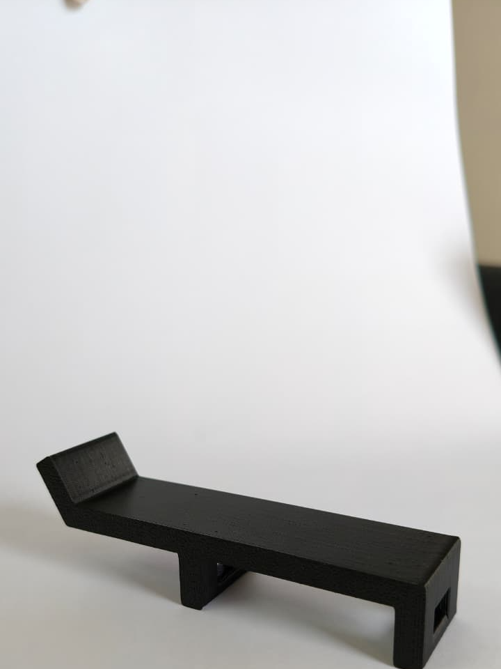 Small outdoor utility bracket 3D printed in ASA, produced as a batch of five hundred